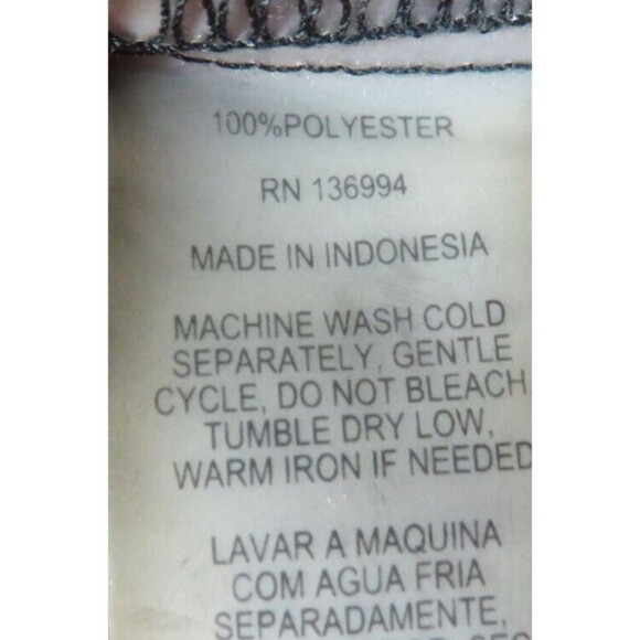 Sioni Black Georgette Flowy Crochet Trimmed V Neck Blouse Size XL - Picture 6 of 7